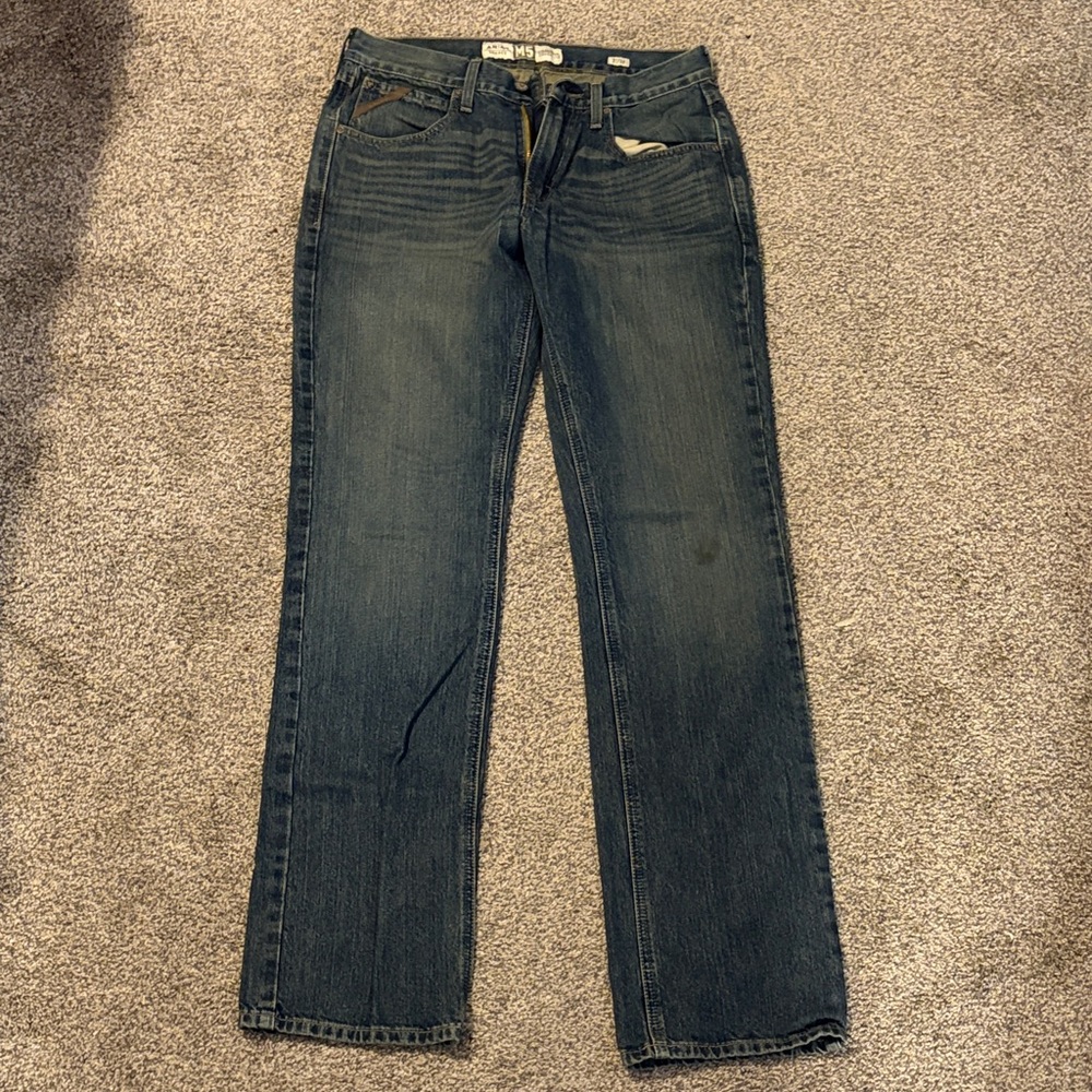 Ariat Men’s Straight Leg Jeans - Dark Blue